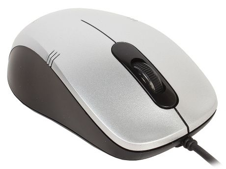 Мышь Gembird MOP-100-S, USB, серебристый, 2кн., 1000DPI