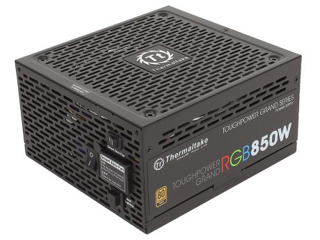 Блок питания Thermaltake Toughpower Grand RGB 850W (PS-TPG-0850FPCGEU-R) v2.4,A.PFC,80 Plus Gold,Fan 14 см,Fully Modular,Retail