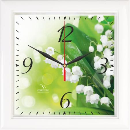 Часы настенные Вега Ландыши П 3-7-120 белый