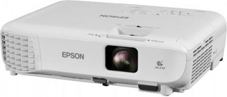 Проектор Epson EB-X05 LCDx3 1024x768 3300ANSI Lm 15000:1 VGA HDMI USB белый (V11H839040)