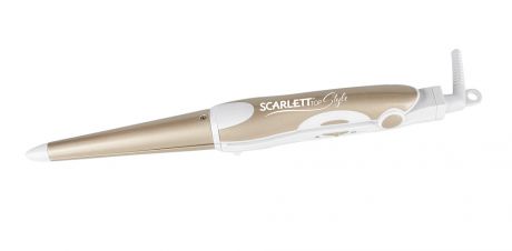 Щипцы для завивки волос Scarlett SC-HS60599 бело-золотистый