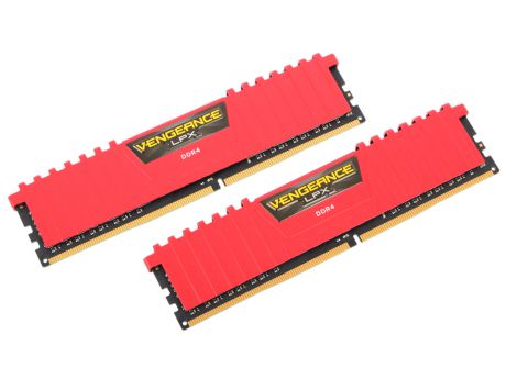 Оперативная память Corsair VENGANCE RED CMK16GX4M2A2133C13R DIMM 16GB (2x8GB) DDR4 2133MHz DIMM 260-pin/PC-17000/CL13