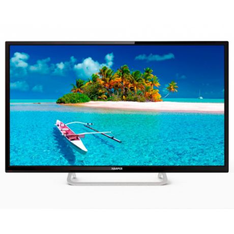 Телевизор Harper 32R660TS LED 32" Black, 16:9, 1366x768, Smart TV, 70000:1, 230 кд/м2, 3xHDMI, USB, VGA, AV, Wi-Fi, RJ-45, DVB-T, T2, C