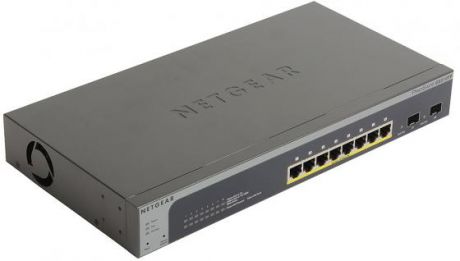 Коммутатор Netgear GS510TPP-100EUS управляемый 8 портов 10/100/1000Mbps