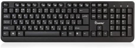 Клавиатура проводная мультимедийная Smartbuy ONE 208 USB черная [SBK-208U-K]