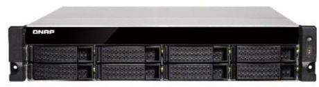 Сетевой накопитель QNAP TS-853BU-4G Сетевой RAID-накопитель, 8 отсеков для HDD, стоечное исполнение, 1 блок питания. Intel Celeron J3455 1,5 ГГц, 4 ГБ