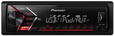 Автомагнитола Pioneer MVH-S100UI USB MP3 FM RDS 1DIN 4x50Вт черный