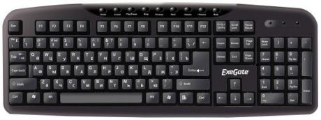 Клавиатура проводная Exegate LY-502M USB черный