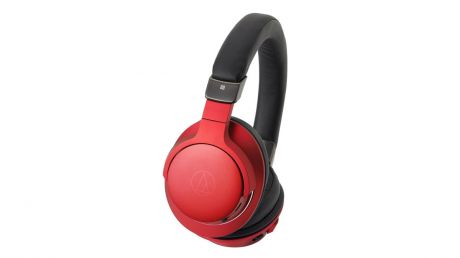 Наушники AUDIO-TECHNICA ATH-AR5BTRD Беспроводные / Накладные / Красный / 5 Гц - 40 кГц / 100 дБ / Mini-jack 3.5 мм / Bluetooth