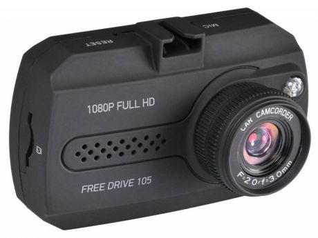 Видеорегистратор Digma FreeDrive 105 черный 1.3Mpix 1080x1920 NTK96220