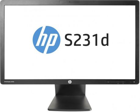 Монитор 23" HP S231d черный IPS 1920x1080 250 cd/m^2 7 ms DisplayPort VGA Аудио USB F3J72AA