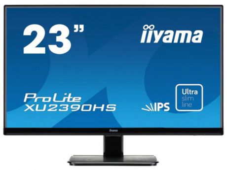 Монитор 23" iiYama Pro Lite XU2390HS-B1 черный AH-IPS 1920x1080 250 cd/m^2 5 ms DVI HDMI VGA Аудио