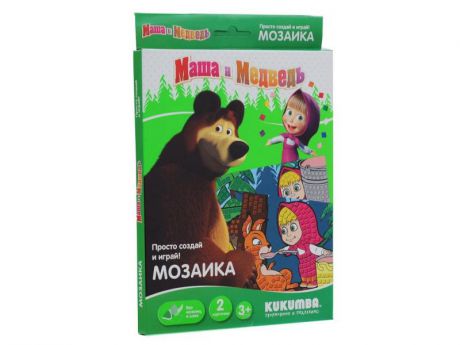 Мозайка мягкая Kukumba Маша и Медведь Машина каша (2 набора) 0072013