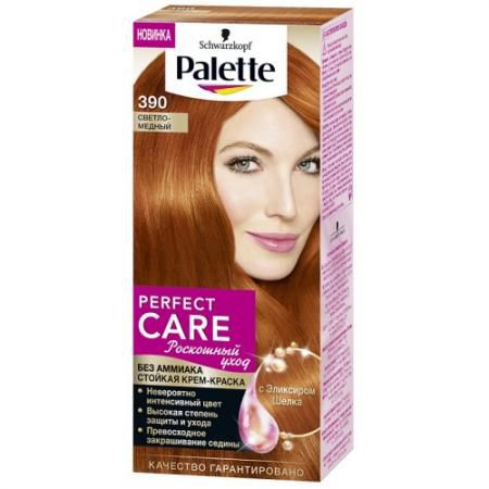 PALETTE PERFECT CARE крем-краска 390 Светло-медный 110 мл