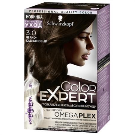 Color Expert Краска для волос Краска для волос 3.0 Черно-каштановый167 мл