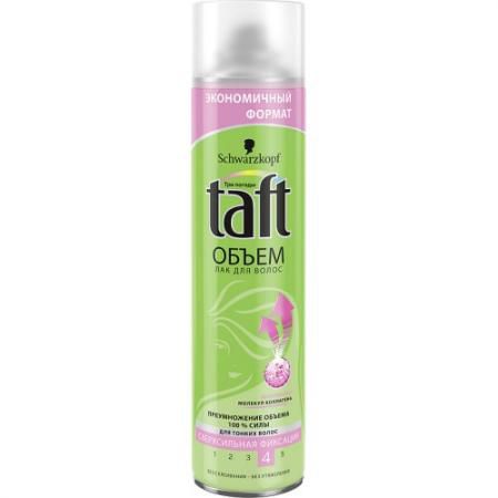 TAFT Лак для волос Объем для тонких волос сверхсильная фиксация 350мл