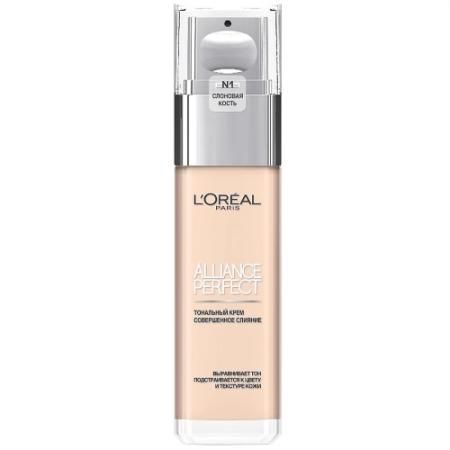 LOREAL ALLIANCE PERFECT Тональный крем тон N1 Слоновая кость