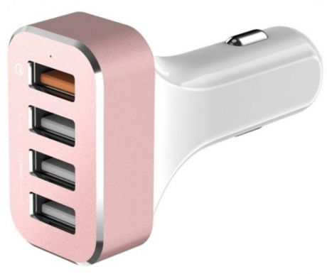 Автомобильное зарядное устройство LAB.C USB Car Charger 2.4А USB LABC-584-RG розовый