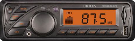 Автомагнитола Orion DHO-1600U USB MP3 FM 1DIN 4x40Вт черный