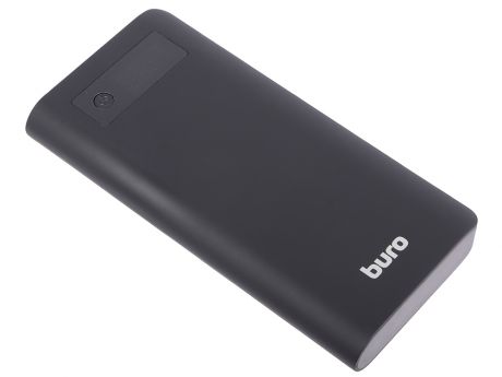 Портативное зарядное устройство Buro RB-20000-LCD-QC3.0-I&O 20000мАч черный серый