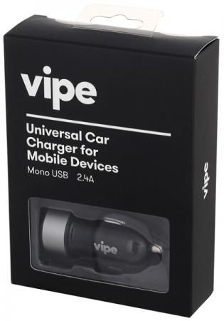 Автомобильное зарядное устройство Vipe VPCCH24BLK 2.4А черный