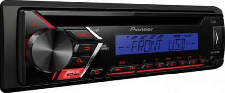 Автомагнитола Pioneer DEH-S100UBA USB MP3 CD DVD FM RDS 1DIN 4x50Вт черный