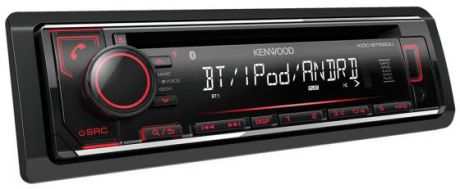 Автомагнитола Kenwood KDC-BT520U USB MP3 CD FM RDS 1DIN 4х50Вт черный