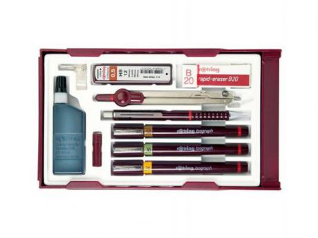 Набор изографов Rotring Combi Master Set 0.20/0.30/0.50мм 3шт S0699430