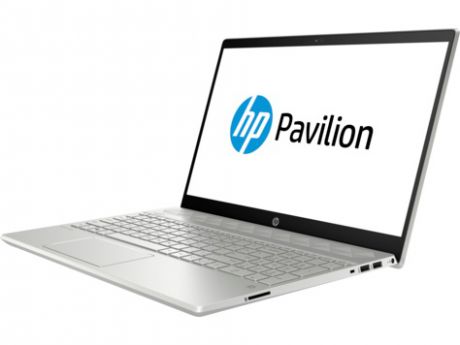 Ноутбук HP Pavilion 15-cs0037ur (4JV24EA) i3 8130U(2.2)/4G/1T + 16G M2 PCIe/15.6"FHD/Int:Intel HD/noDVD/Win10 Mineral silver