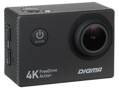 Видеорегистратор Digma FreeDrive Action 4K черный 8Mpix 2160x3840 2160p 140гр.