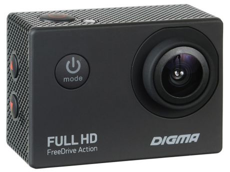 Видеорегистратор Digma FreeDrive Action Full HD черный 1.2Mpix 1080x1920 1080p 140гр.