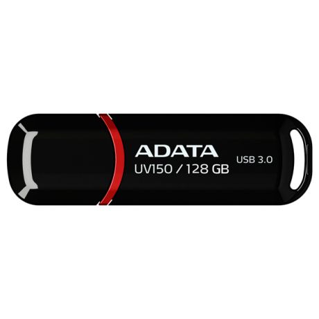 Внешний накопитель 128GB USB Drive ADATA USB 3.1 UV150 черная 90/20 МБ/с AUV150-128G-RBK USB 3.1 / 90 МБ/cек / 20 МБ/cек