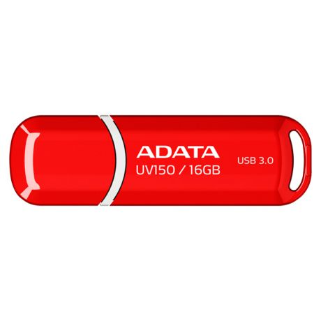 Внешний накопитель 16GB USB Drive ADATA USB 3.1 UV150 красная 90/20 МБ/с AUV150-16G-RRD USB 3.1 / 90 МБ/cек / 20 МБ/cек