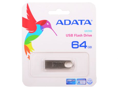 USB флешка A-Data UV310 64GB Gold (AUV310-64G-RGD) USB 3.1