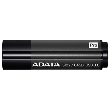 USB флешка A-Data S102P Pro 64GB Grey (AS102P-64G-RGY) USB 3.0 / 100 МБ/cек / 50 МБ/cек