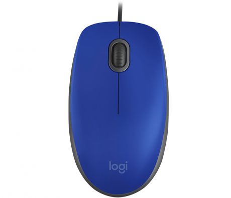 Мышь Logitech Mouse M110 Silent Blue USB проводная, оптическая, 1000 dpi, 2 кнопки + колесо