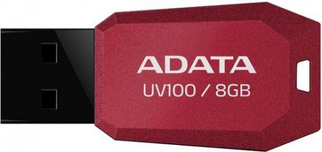Внешний накопитель 8GB USB Drive ADATA UV100 красная AUV100-8G-RRD USB 2.0