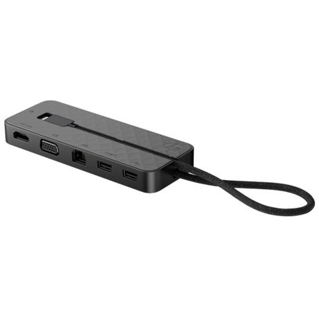 Репликатор портов HP Spectre USB-C Travel Dock ( VGA, HDMI, Ethernet, USB 2.0 and 3.0 ports ) черный