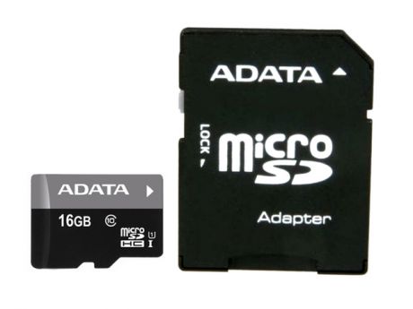 Карта памяти 16GB Premier A1 MicroSDHC UHS-I Class 10 ADATA 90/25 MB/s с адаптером