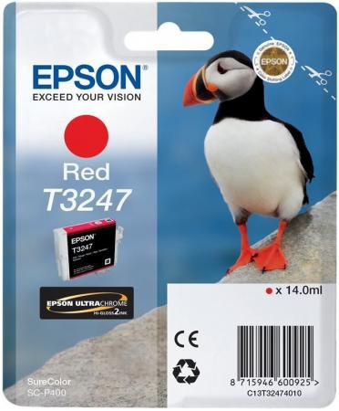 Картридж Epson C13T32474010 для Epson SC-P400 красный