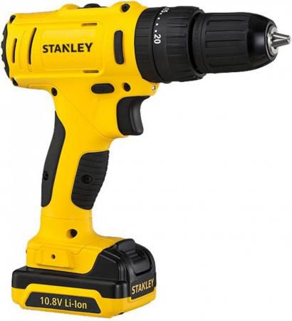 Акк.дрель-шуруповерт STANLEY SCD12S2-RU LiIon 10.8В 1.5Ач 26Нм 400/1500об/мин БЗП дер./мет.20/10мм