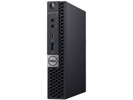 Системный блок Dell OptiPlex 7060 MFF (7060-7748) i7-8700T (2.4) / 8GB / 256B SSD / Int: Intel UHD 630 / noODD / Linux (Black)