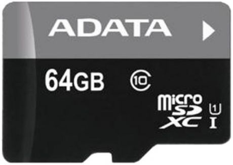 Карта памяти 64GB Premier MicroSDHC UHS-I Class 10 ADATA 40/15 MB/s без адаптера