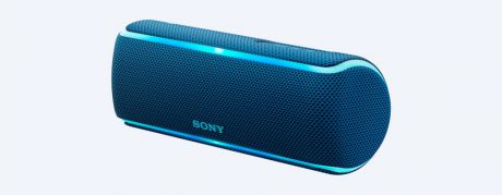 Беспроводная портативная акустика Sony SRS-XB21 Синий Bluetooth /4.2, NFC, micro USB, Стереофонический мини-разъем, Extra BASS, Party Booster, LIVE