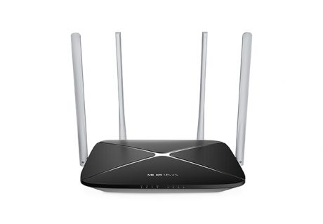 Wi-Fi роутер Mercusys AC12 802.11acbgn, 1167Mbps, 2.4/5GHz 4xLAN, 1xWAN