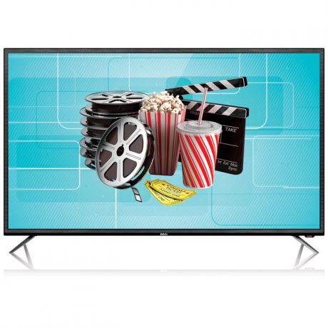 Телевизор BBK 43LEX-7027/FT2C LED 43" Black, 16:9, 1920x1080, Smart TV, 1200:1, 250 кд/м2, USB, VGA, 3xHDMI, AV, RJ45, WiFi, DVB-T2, C