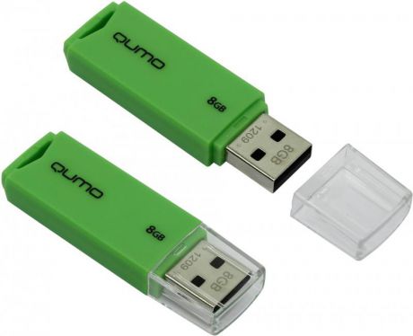 USB флешка QUMO Tropic 8GB Green (QM8GUD-TRP-Green) USB 2.0