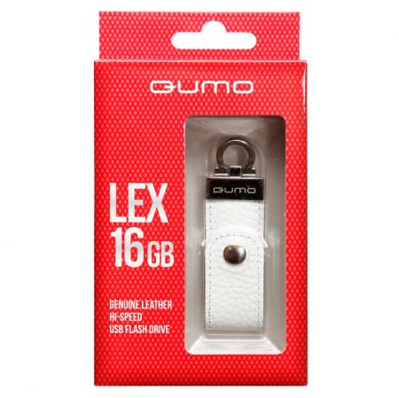 Внешний накопитель 32GB USB Drive <USB 2.0> Qumo LEX цвет белый