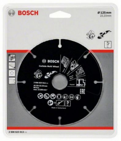 Отрезной круг Bosch 125х22,23мм 2608623013 по дереву