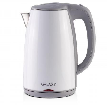 Чайник GALAXY GL0307 2000 Вт 1.7 л металл/пластик белый